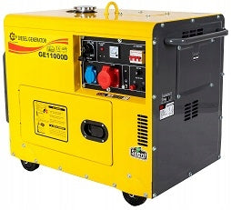 Three-phase portable generator set HDM 7500 W diesel Packaging status original