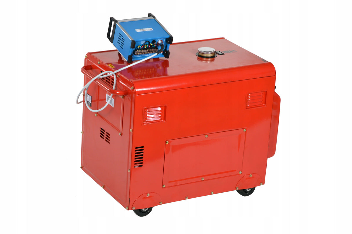 Three-phase portable generator set Kraft&Dele 7000 W diesel Manufacturer code KD121