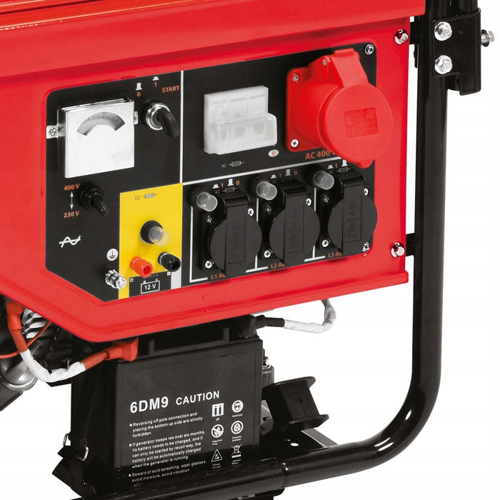 Three-phase stationary generator set Yato 400V 5500W petrol Model YT-85460
