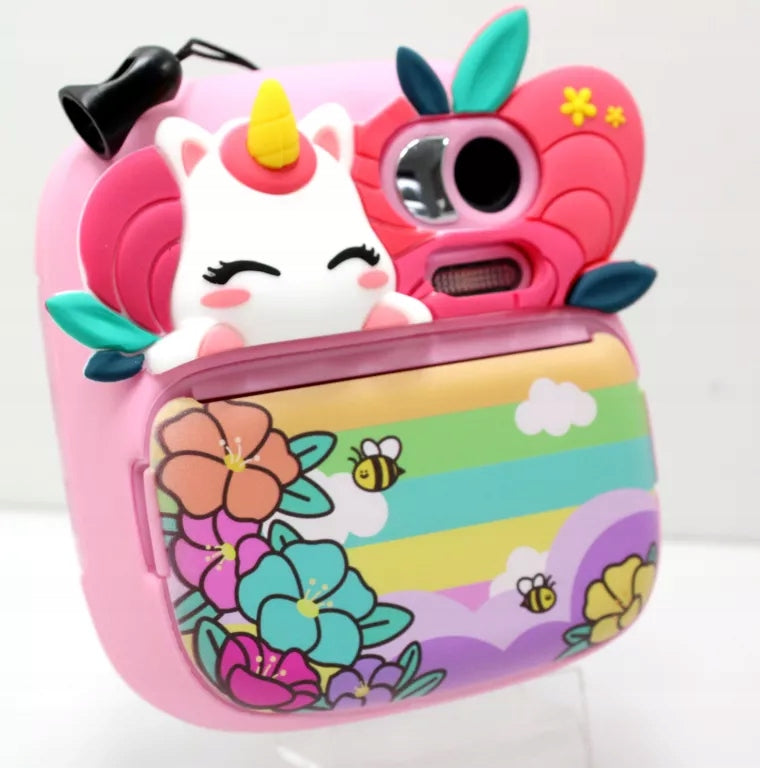 Tiatua S10 Instant HD Digital Camera Printer 32GB Unicorn Pony