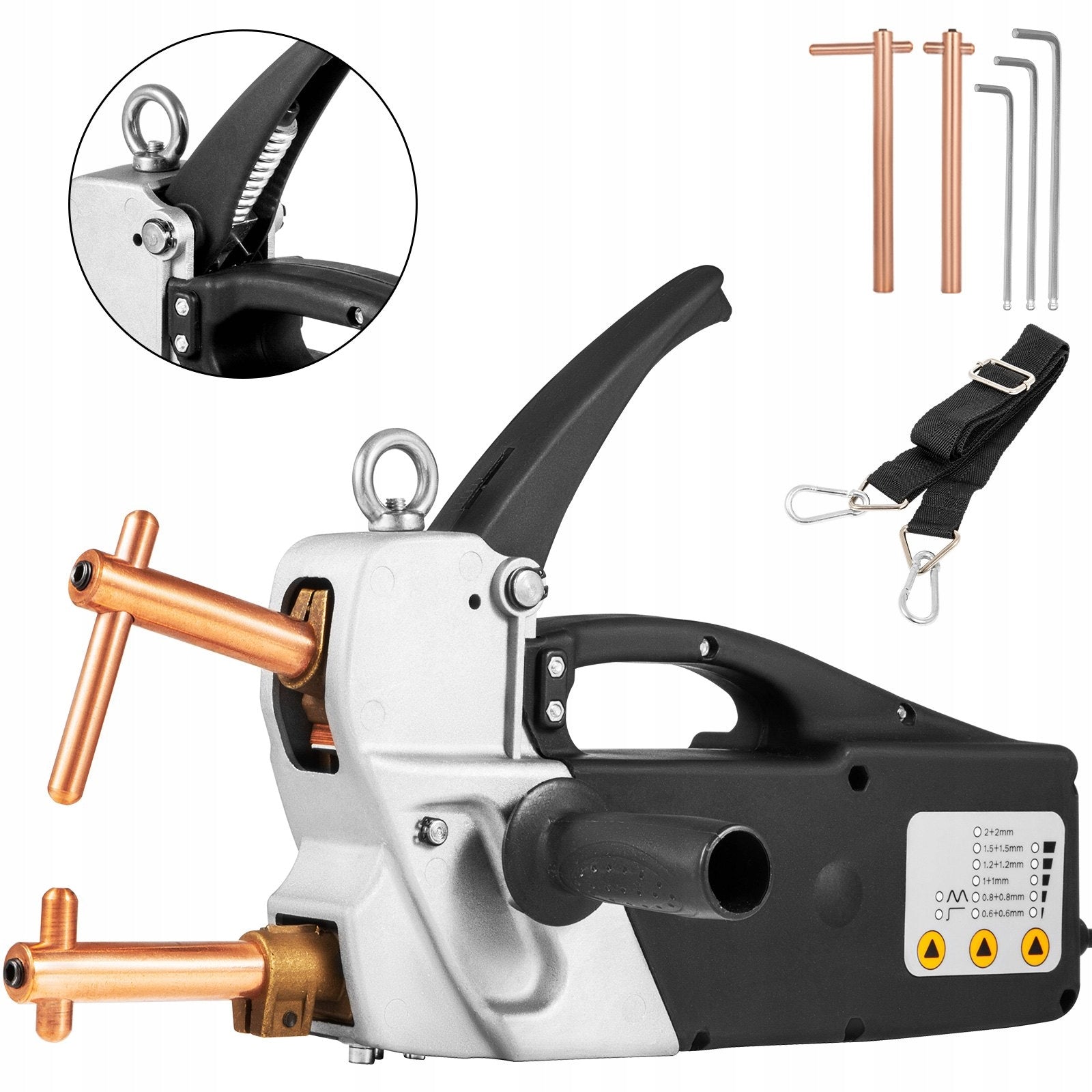 Tick Welding Machine Point 2+2mm Pressure 120kg 6300A 230V Joining Sheet Metal