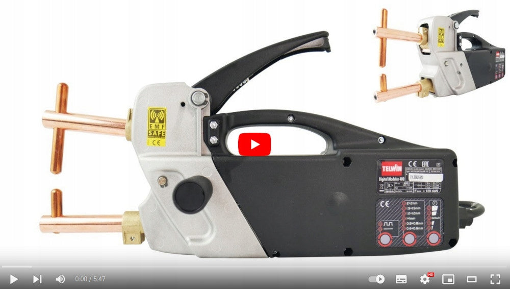 Tick welding machine for point joining metal DIGITAL MODULAR 230 Brand Telwin