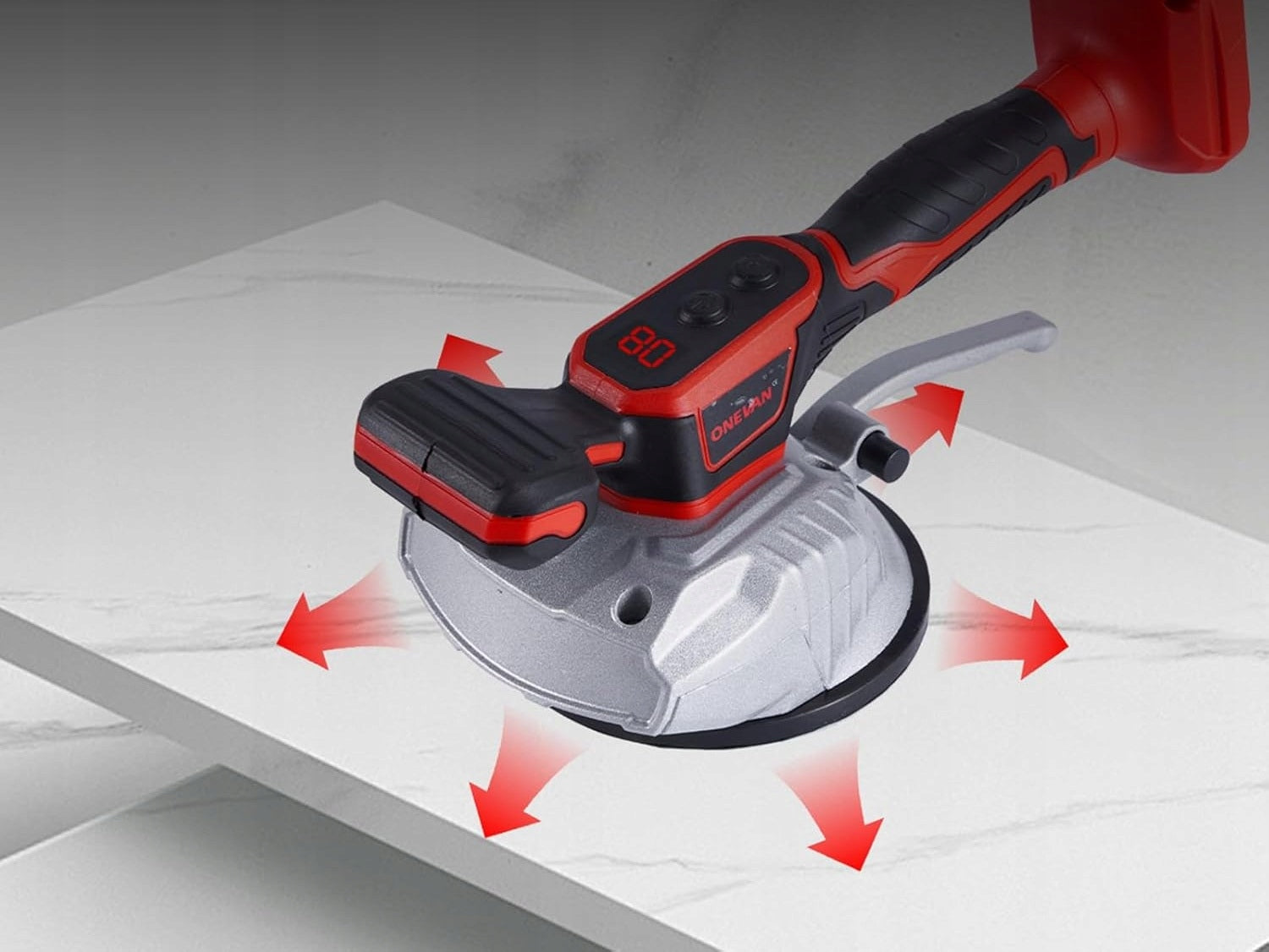 Tile Vibrator VACUUM SUCTION CUP BATTERY FOR TILES 200 KG Brand ONEVAN