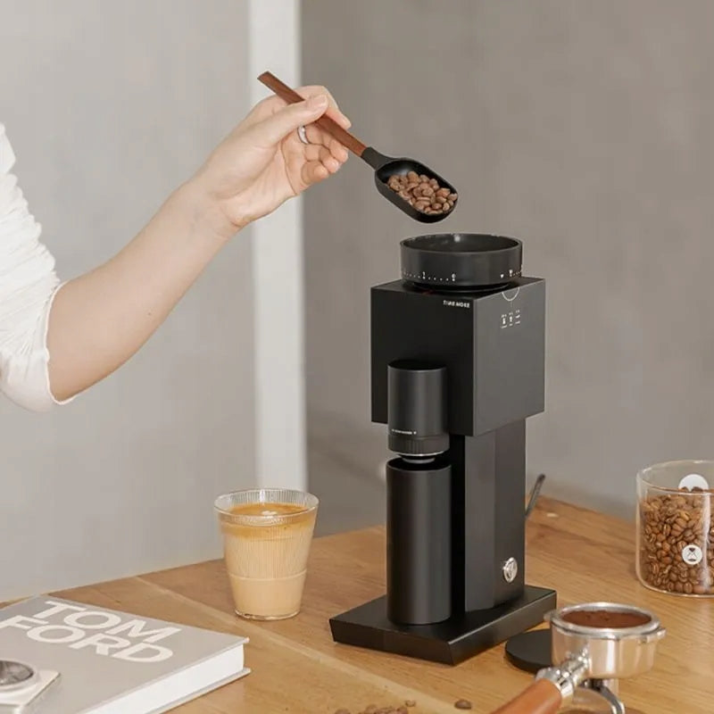 Timemore Bricks 01S Coffee Grinder Black Espresso Overflow Packaging status original