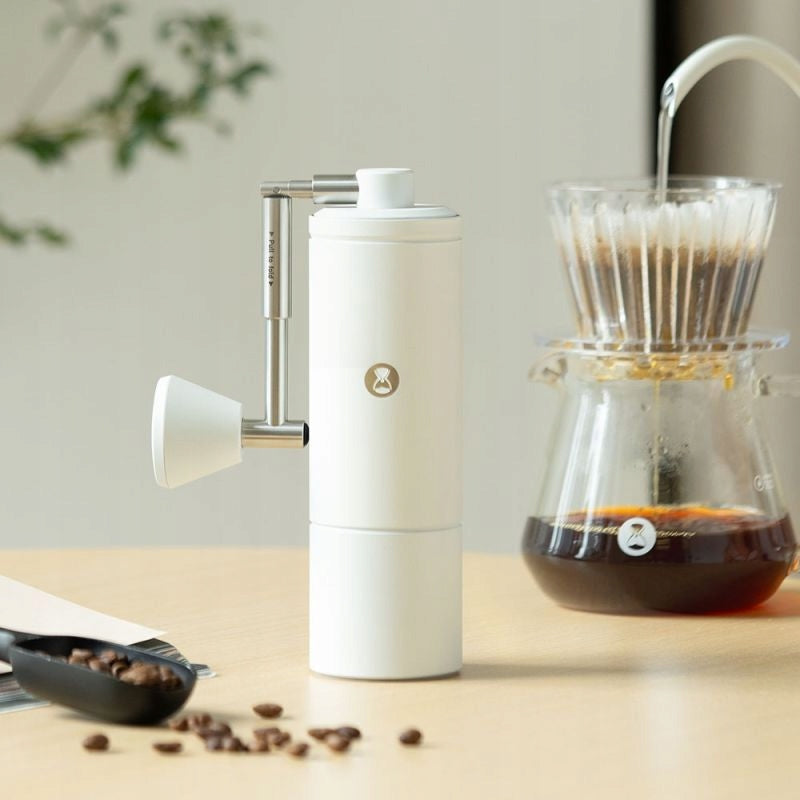Timemore Chestnut C5 PRO Hand Coffee Grinder – Incandescent, White Brand Timemore
