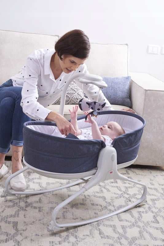 Tiny Love Multifunctional rocker lounger with 3in1 chair function - Denim Brand Tiny Love