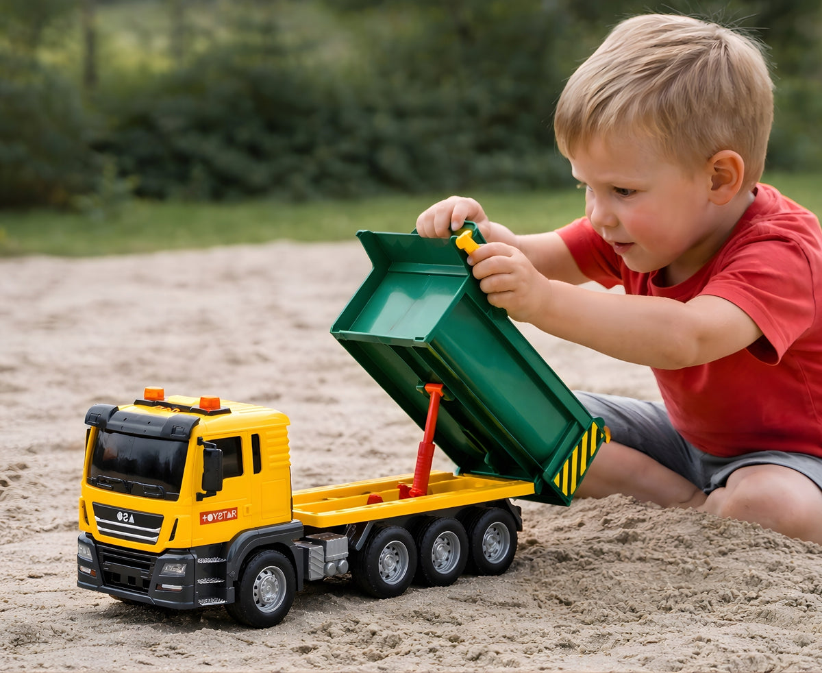 Tipper Truck With Drive Interactive Light Sound Brand Sferazabawek