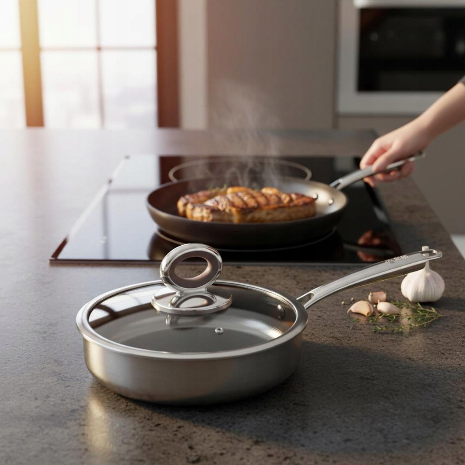 Titanium Frying Pan 24CM Packaging status original