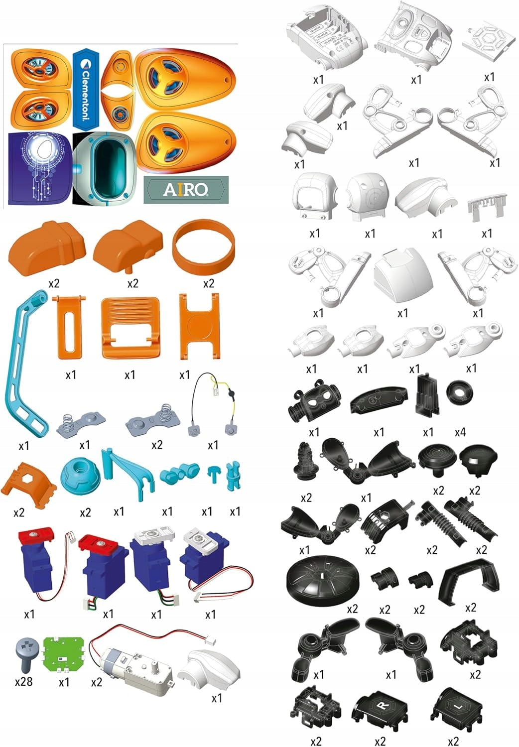To build Clementoni Robot AIRO RoboMaker Starter 2 Interactive Packaging status original