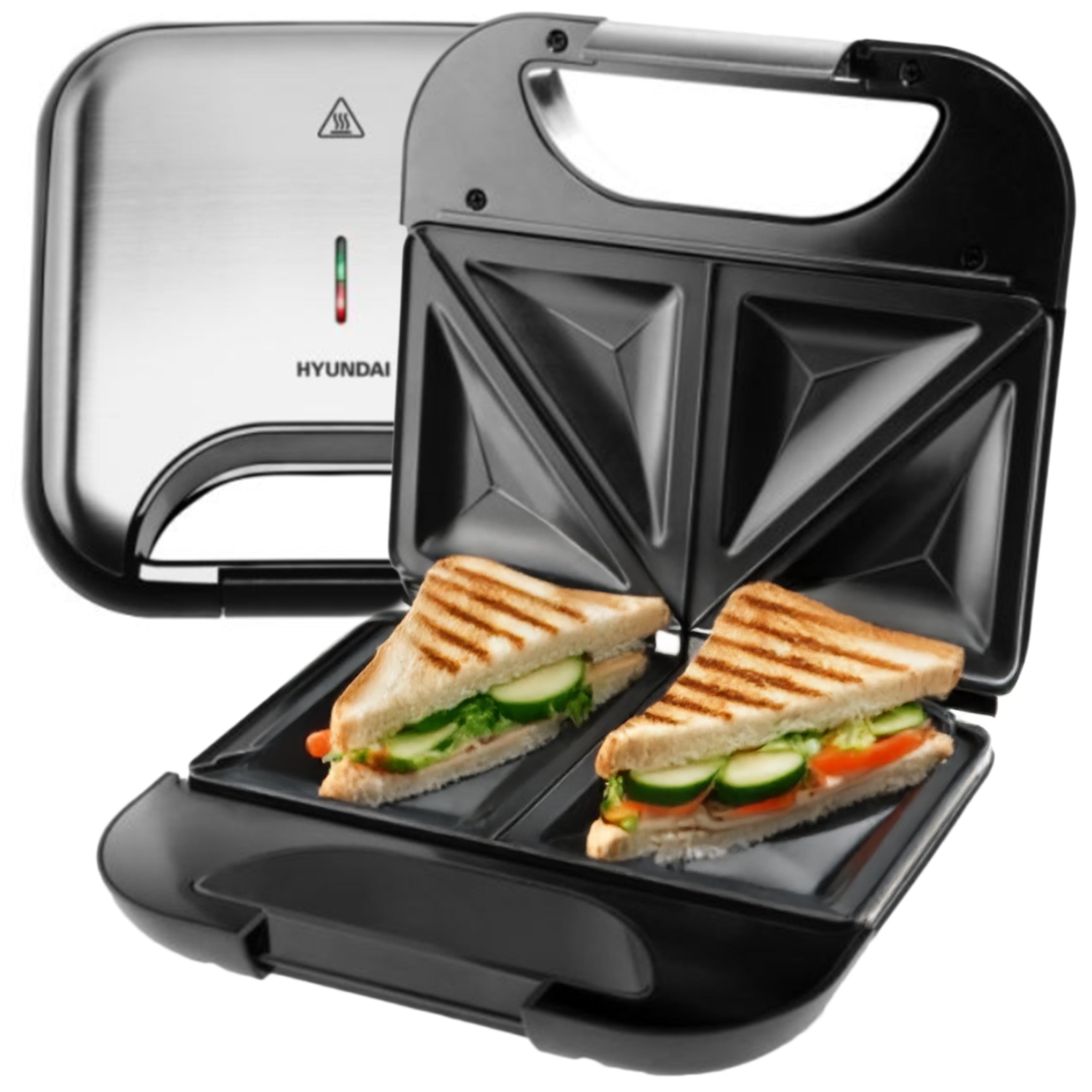 Toast sandwich toaster INOX SANDWICH 750W non-stick coating Packaging status original