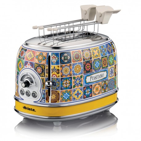 Toaster Ariete 155 Positano 810 W 2 croutons 6 levels toasting Tray
