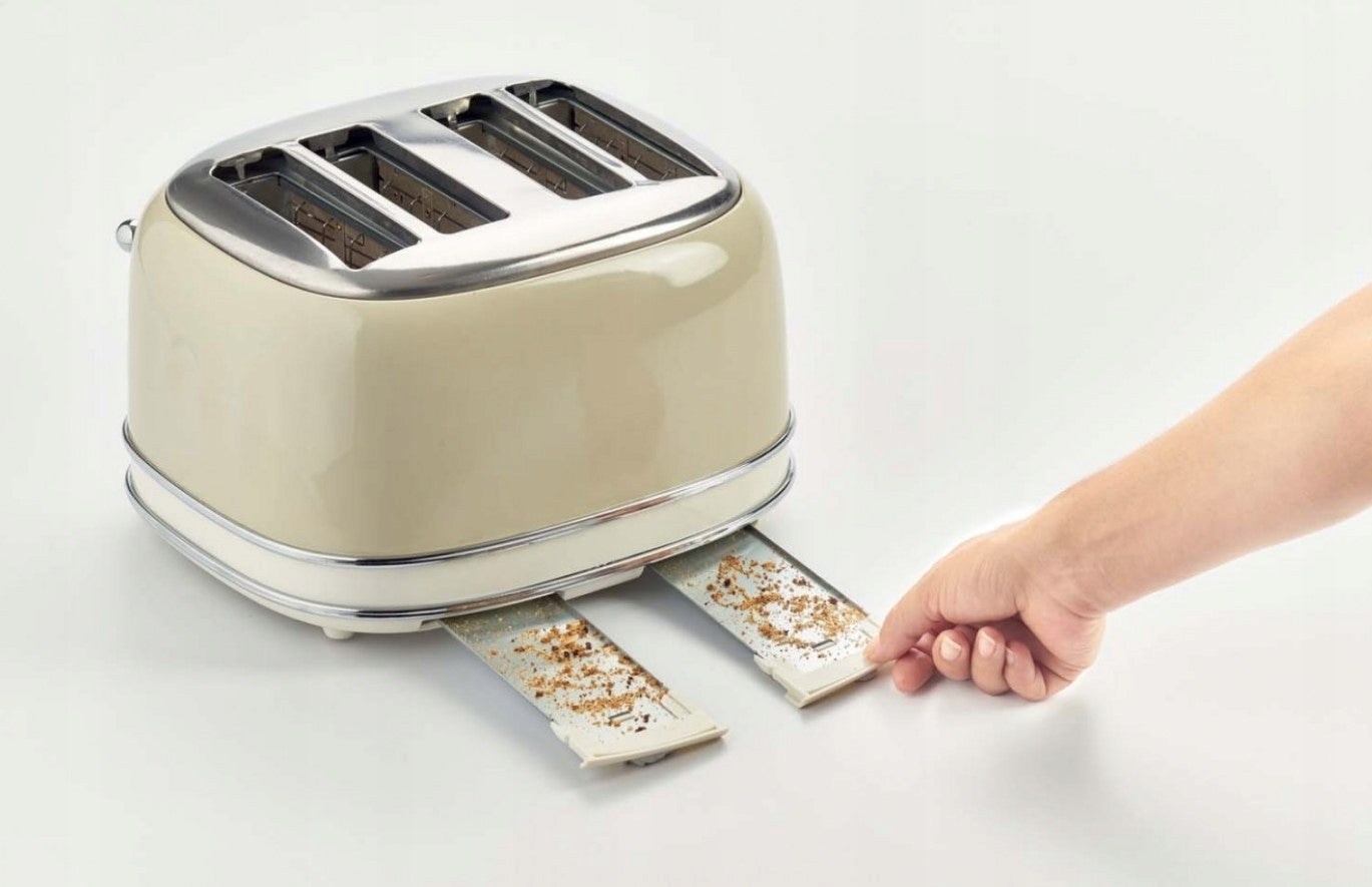 Toaster Ariete Vintage 156/03 1600W Beige 2 toast Brand Ariete