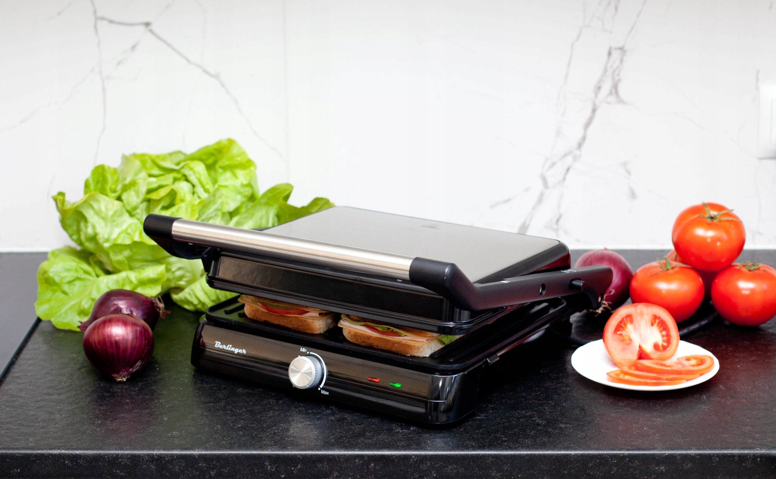 Toaster BERLINGER electric grill| panini toaster | folding 180° 2400W Manufacturer code grill-2400
