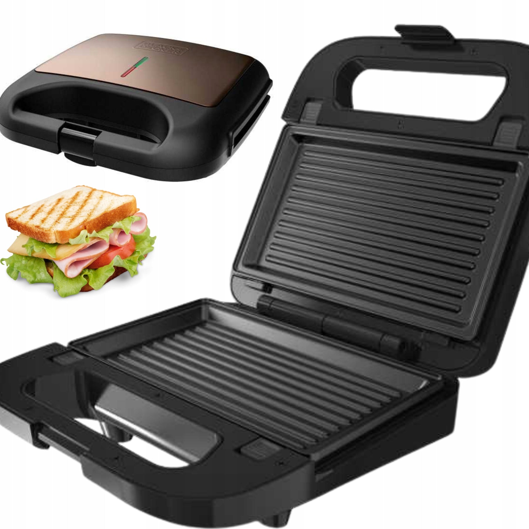 Toaster Black+Decker BXSA753E beige/brown 750 W Power rating 750 W