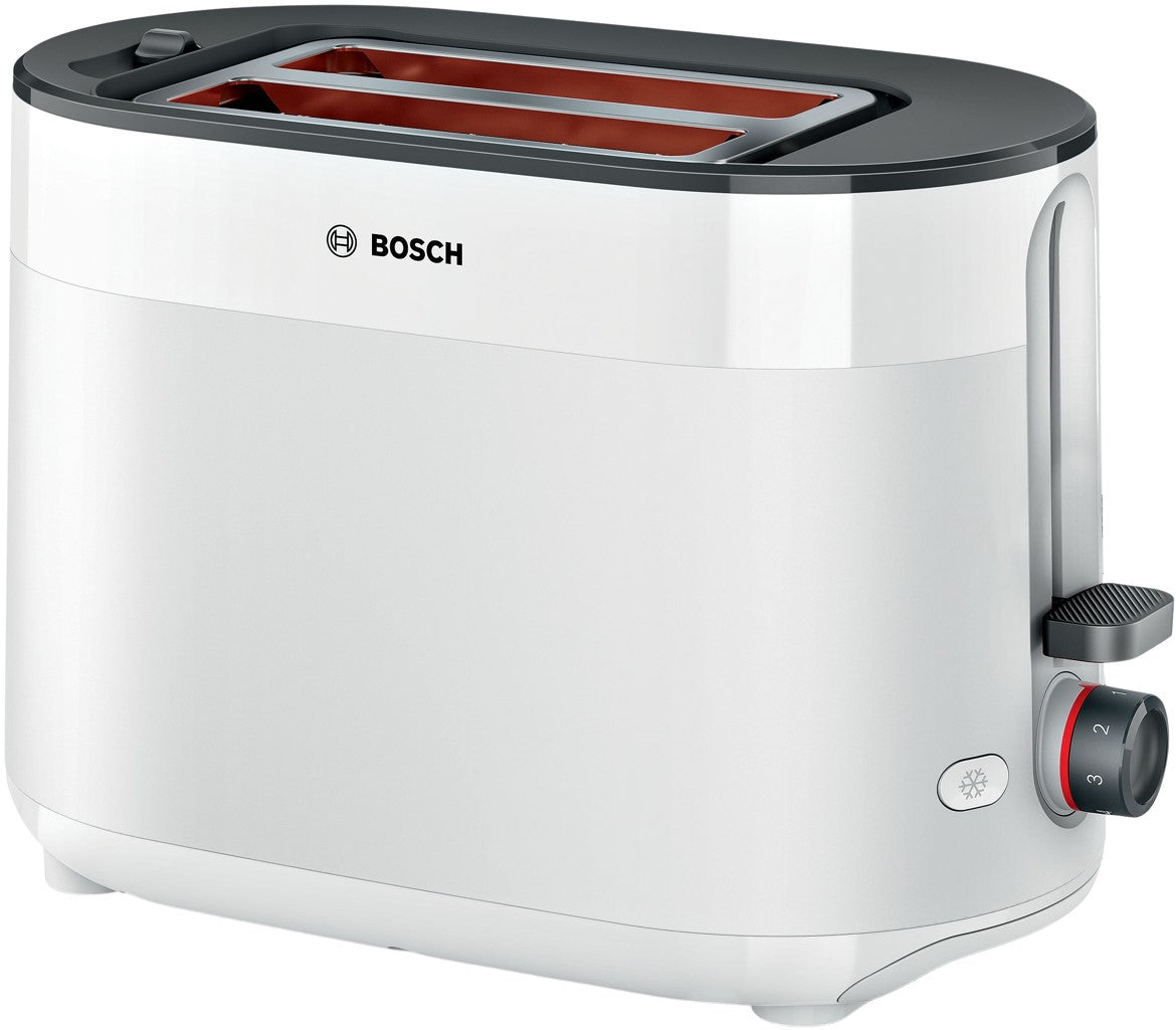 Toaster Bosch MyMoment TAT2M121 950W 2 toast Timer Thermostat Defrosting Power rating 950 W