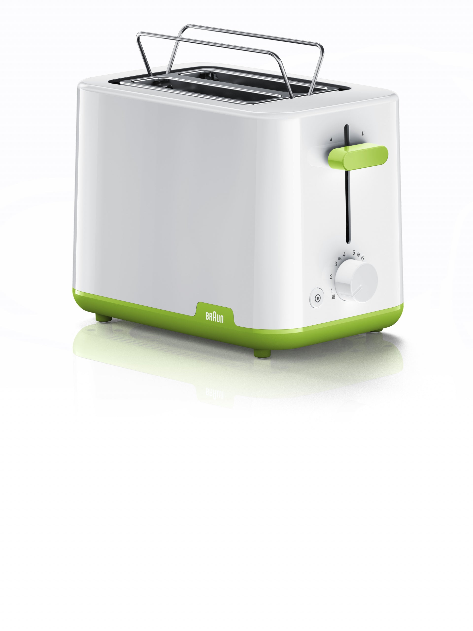 Toaster Braun HT 1010 GR white 900 W