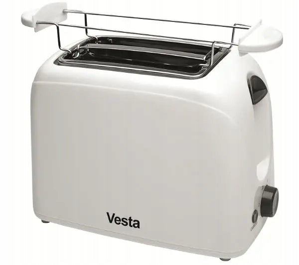 Toaster Bread toaster Vesta ETM01 800W 2 Toast Grate White