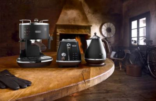 Toaster DELONGHI Icona Vintage CTOV2103.BK Black Power rating 900 W