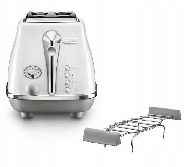 Toaster DeLonghi Icona Capitals CTOC2103.W Roll grate Defrosting 900W Power rating 900 W