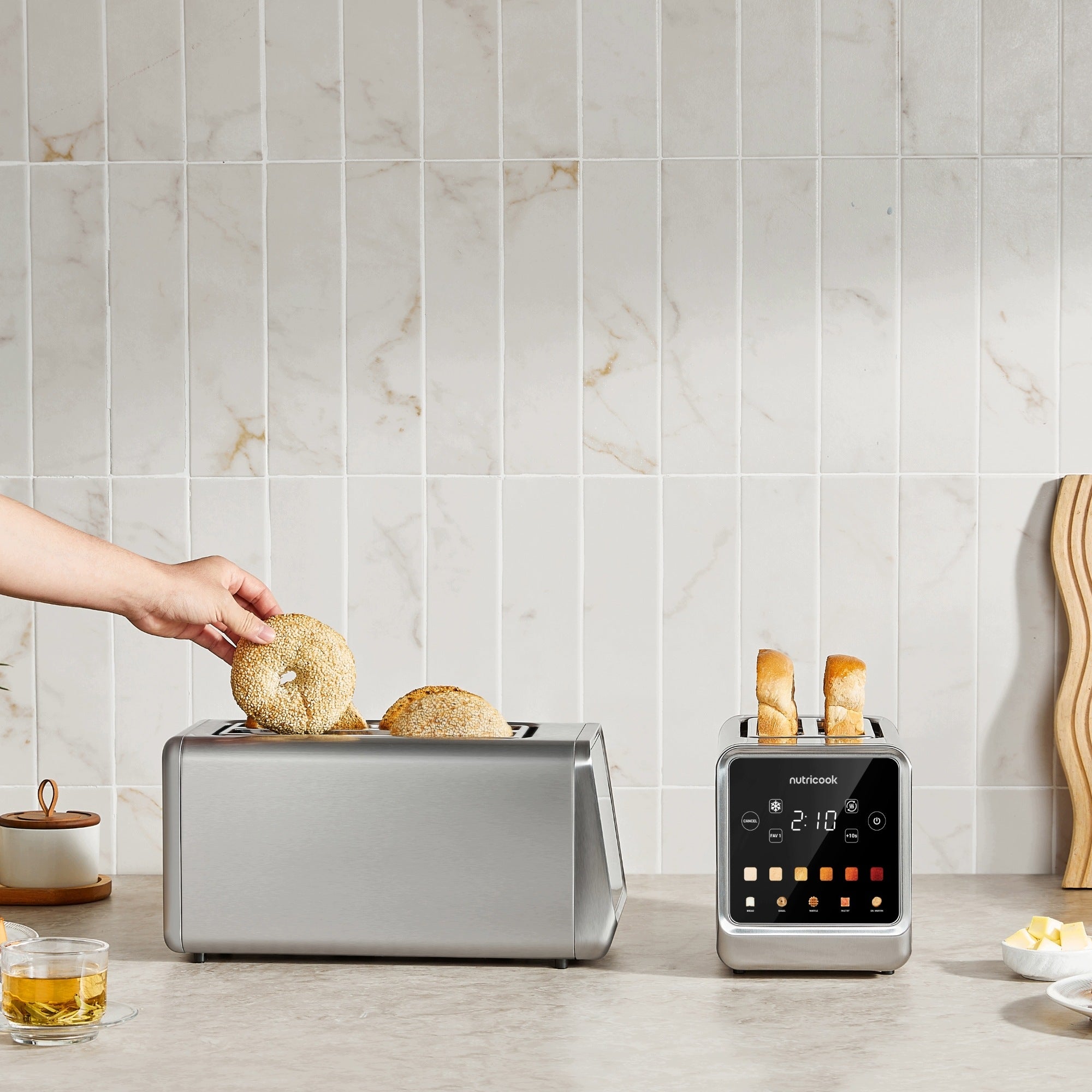 Toaster Digital Toast Nutricook Toasti 4 1450W Screen Grating Manufacturer code NC-TS401EU