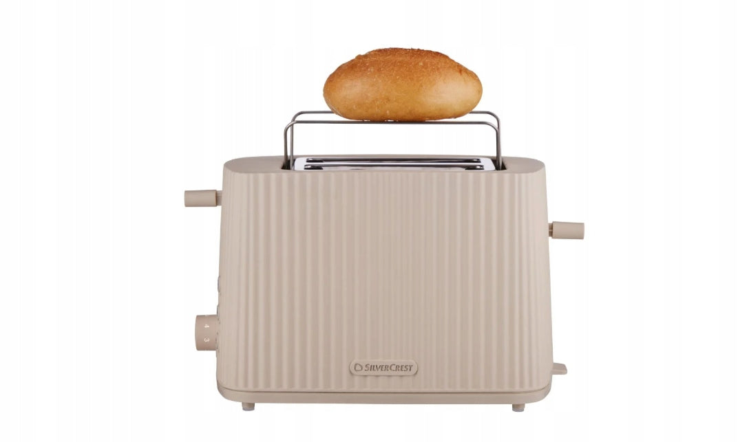 Toaster Double SilverCrest STKS 800 B1 Toaster grill Beige for croutons