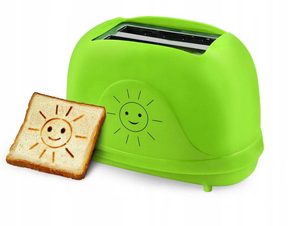 Toaster Esperanza SMILEY EKT003 (750W; green) Power rating 750 W