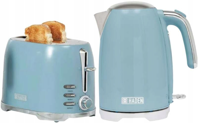 Toaster HADEN HAD211859 + HAD211842 blue 800 W