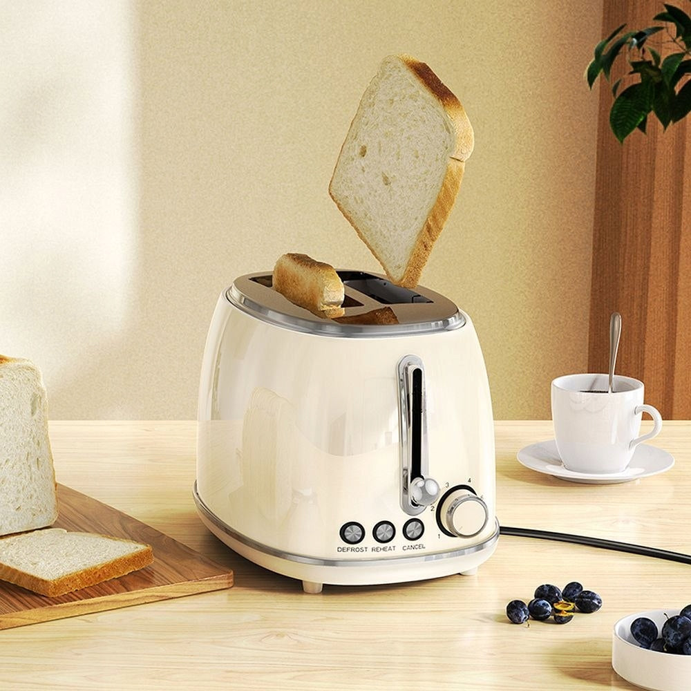 Toaster Hoco Retro style 850W HE50 white Packaging status original