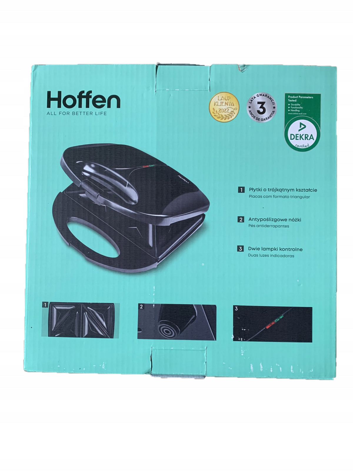 Toaster Hoffen black 750 W EAN (GTIN) 5905118036055