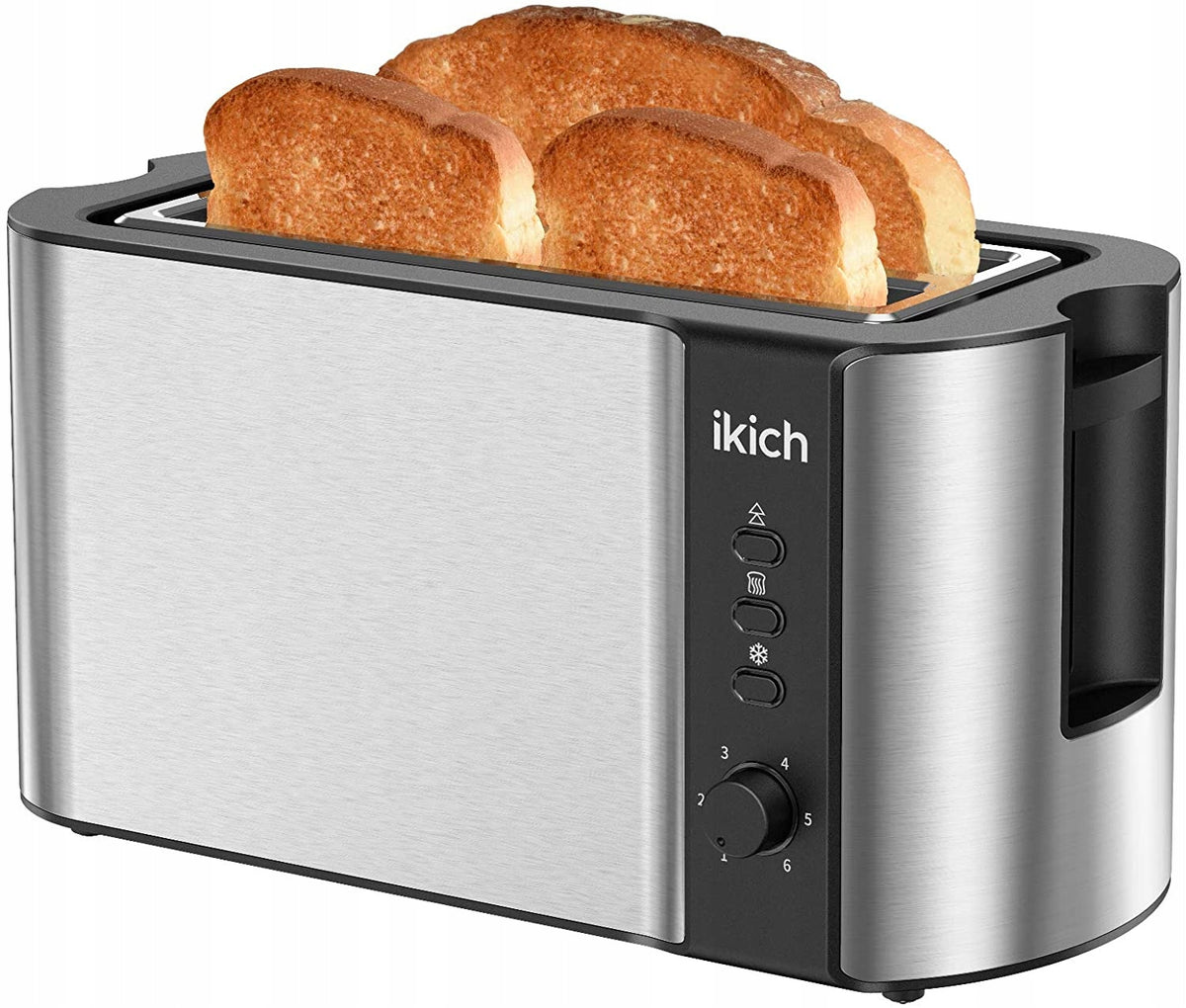 Toaster Ikich CP-144A silver/grey 1500 W Power rating 1500 W