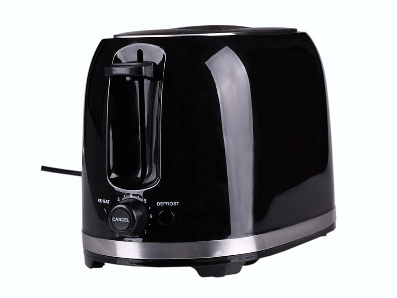 Toaster Lafe TSB003B 2toast black 850W defrosting Power rating 850 W