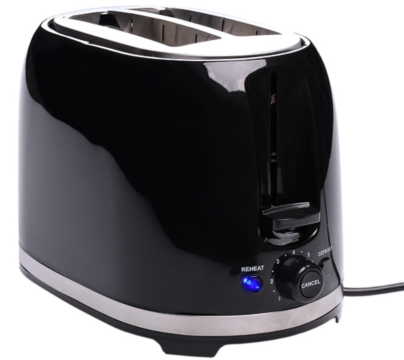 Toaster Lafe TSB003B 2toast black 850W defrosting