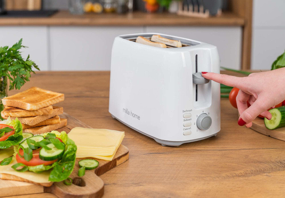 Toaster MILLA HOME MTO001WE Capacity 1 toast