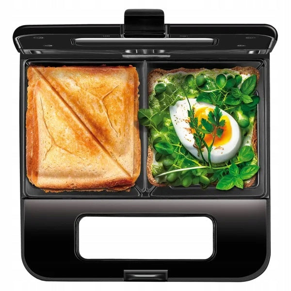 Toaster MPM MOP-48M black 750W 4 triangular sandwich toaster Manufacturer code MOP-48M