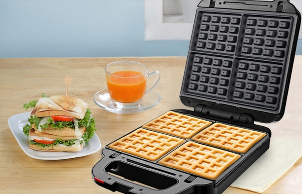 Toaster Orava ST-440 silver/grey 1400 W 3in1 GRILL WAFFLES SANDWICH Brand Orava