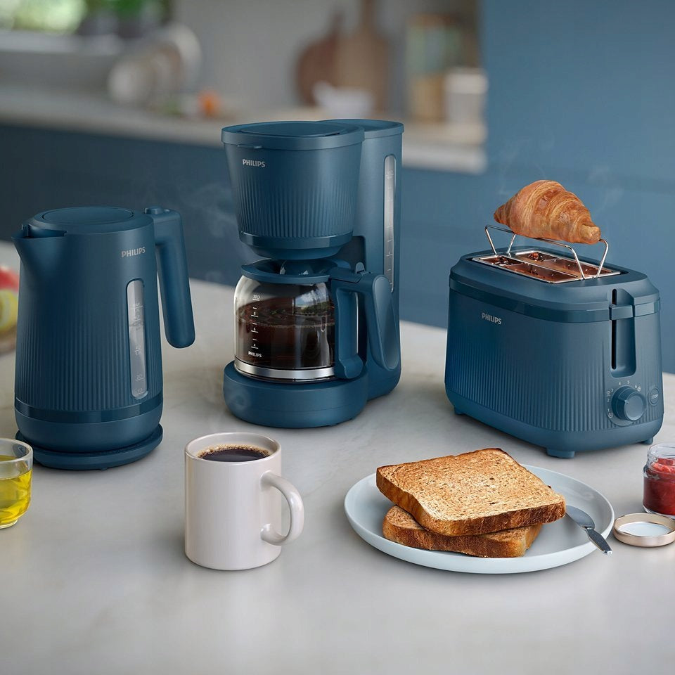 Toaster PHILIPS HD2511/70 Series 3000 blue 830 W bun grate Brand Philips