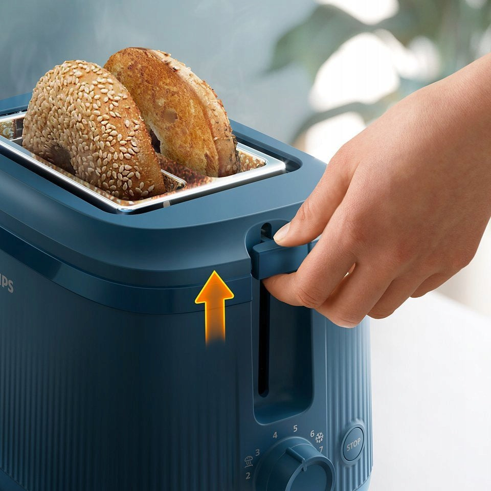 Toaster PHILIPS HD2511/70 Series 3000 blue 830 W bun grate Dominant color blue