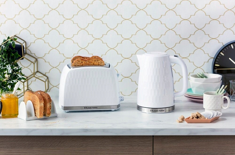 Toaster RUSSELL HOBBS Honey Comb 26060-56 White Power rating 850 W