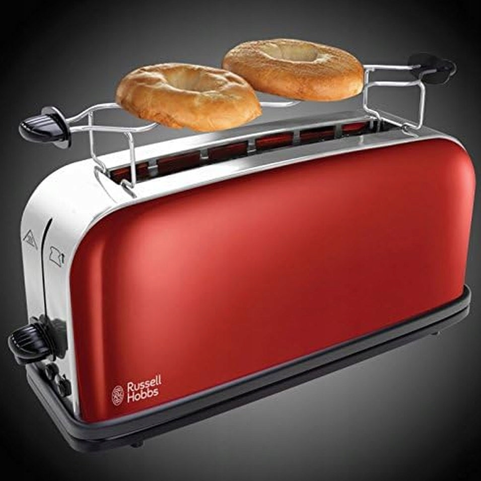Toaster Russell Hobbs Colours Plus Flame Red 21391-56 1000W Red Brand Russell Hobbs