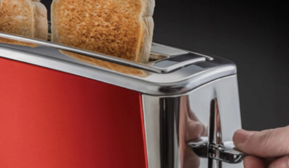 Toaster Russell Hobbs Luna Long Slot Solar 23250-56 Lift Tray Red Power rating 1400 W