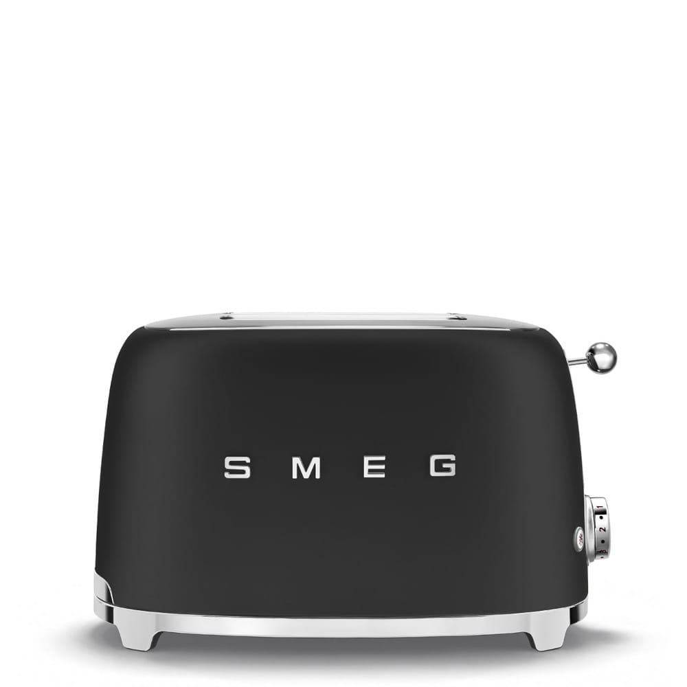 Toaster Smeg TSF01BLMEU, 2 slices, black matt