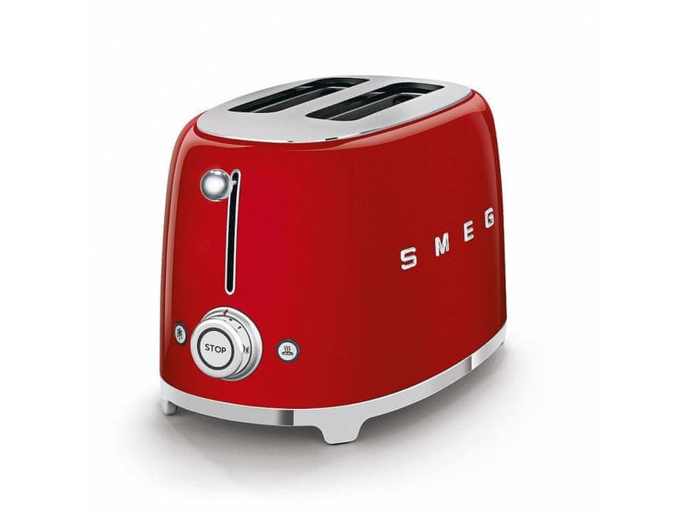 Toaster Smeg TSF01RDEU red 950 W OD HAND 2 slices Manufacturer code TSF01RDEU
