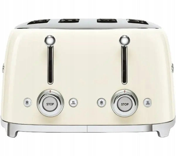 Toaster Smeg TSF03CREU cream with defrost function- 2000W Packaging status original