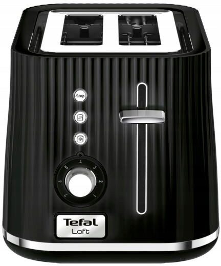 Toaster TEFAL Loft toaster black TT761838 7 levels toasting Power rating 850 W