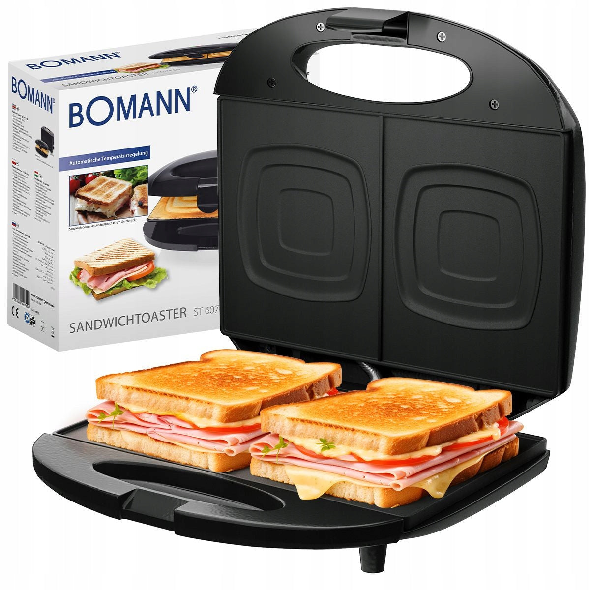 Toaster, Toaster, sandwich toaster Squares Bomann ST 6074 CB