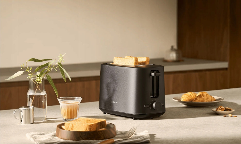 Toaster Xiaomi 930W 2 Slices 6 Levels Defrosting Grating Black Brand Xiaomi