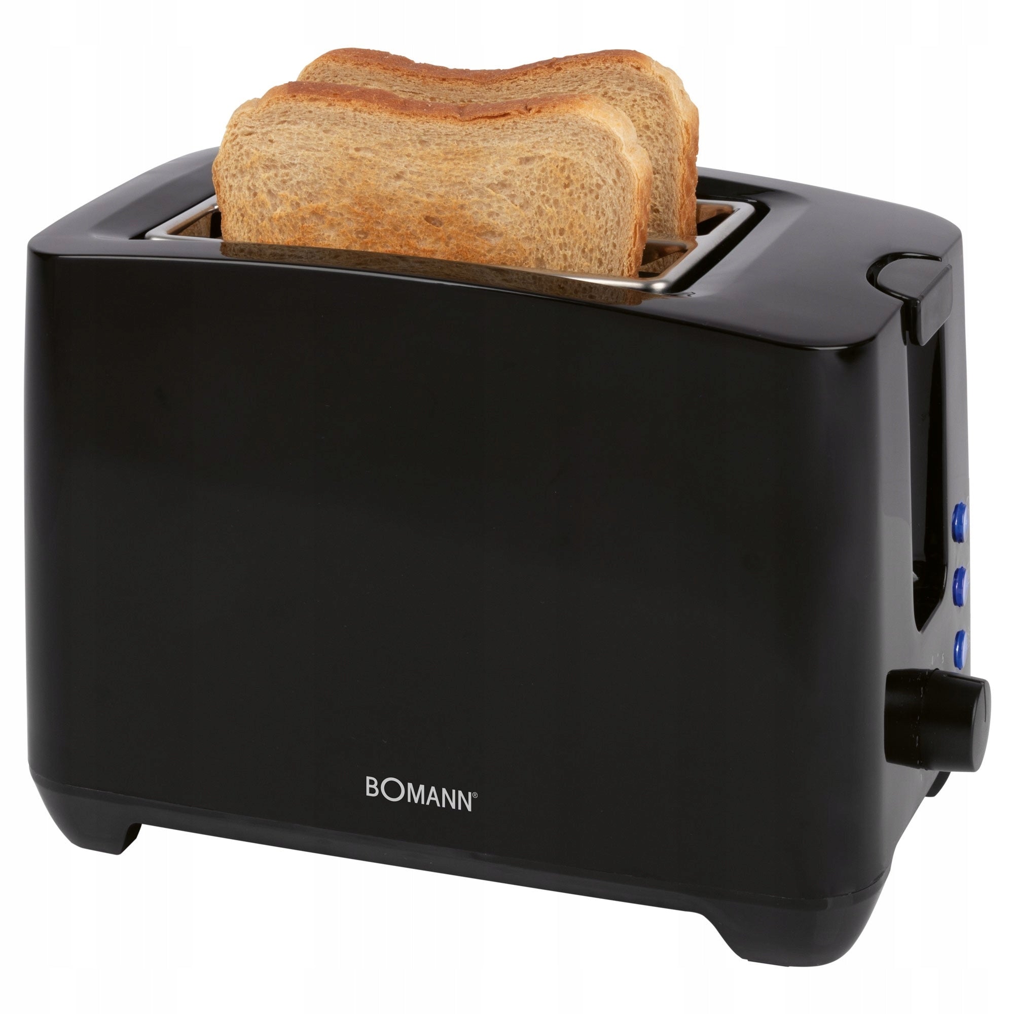 Toaster for 2 slices Bomann TA 6065 CB (black) Power rating 750 W