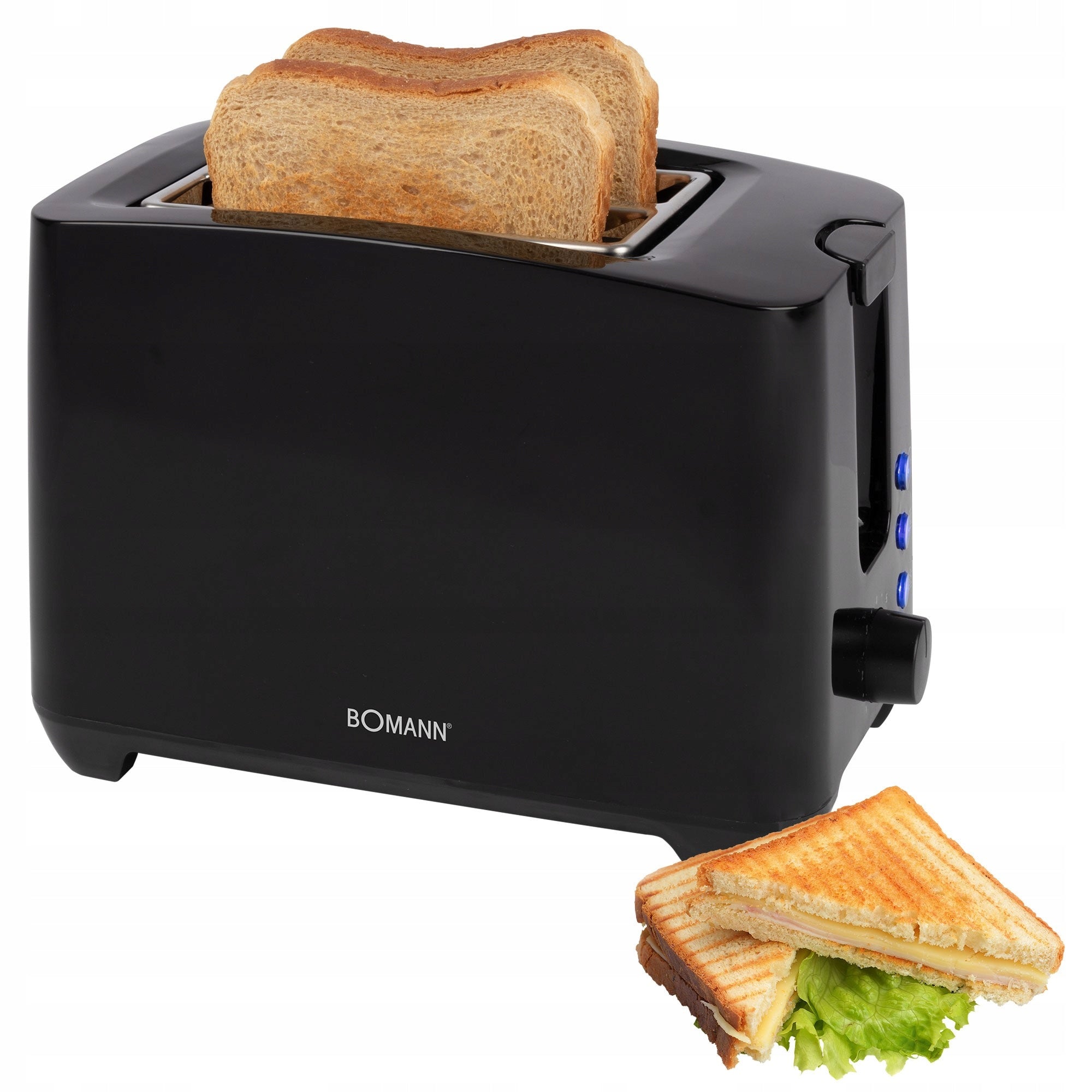 Toaster for 2 slices Bomann TA 6065 CB (black)