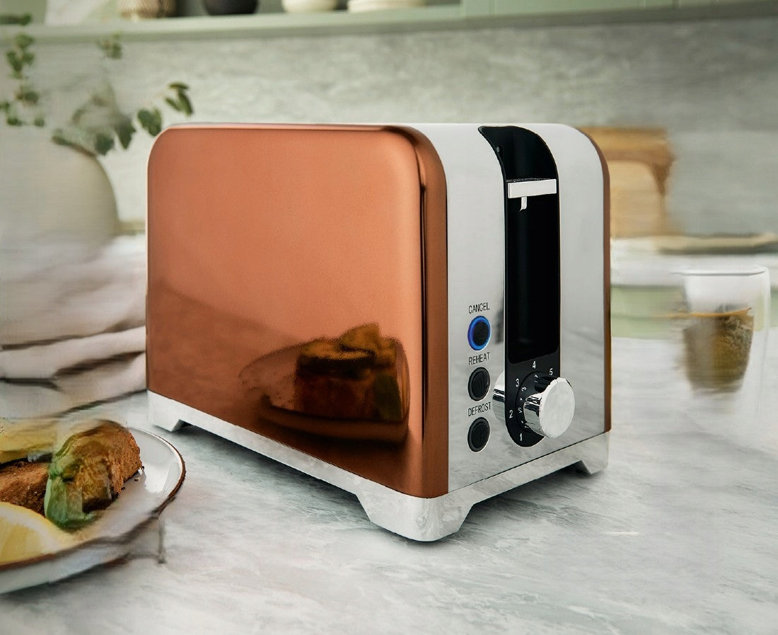 Toaster for 2 slices Swiss Haus SH-TO2020 930W Strong COPPER Packaging status original
