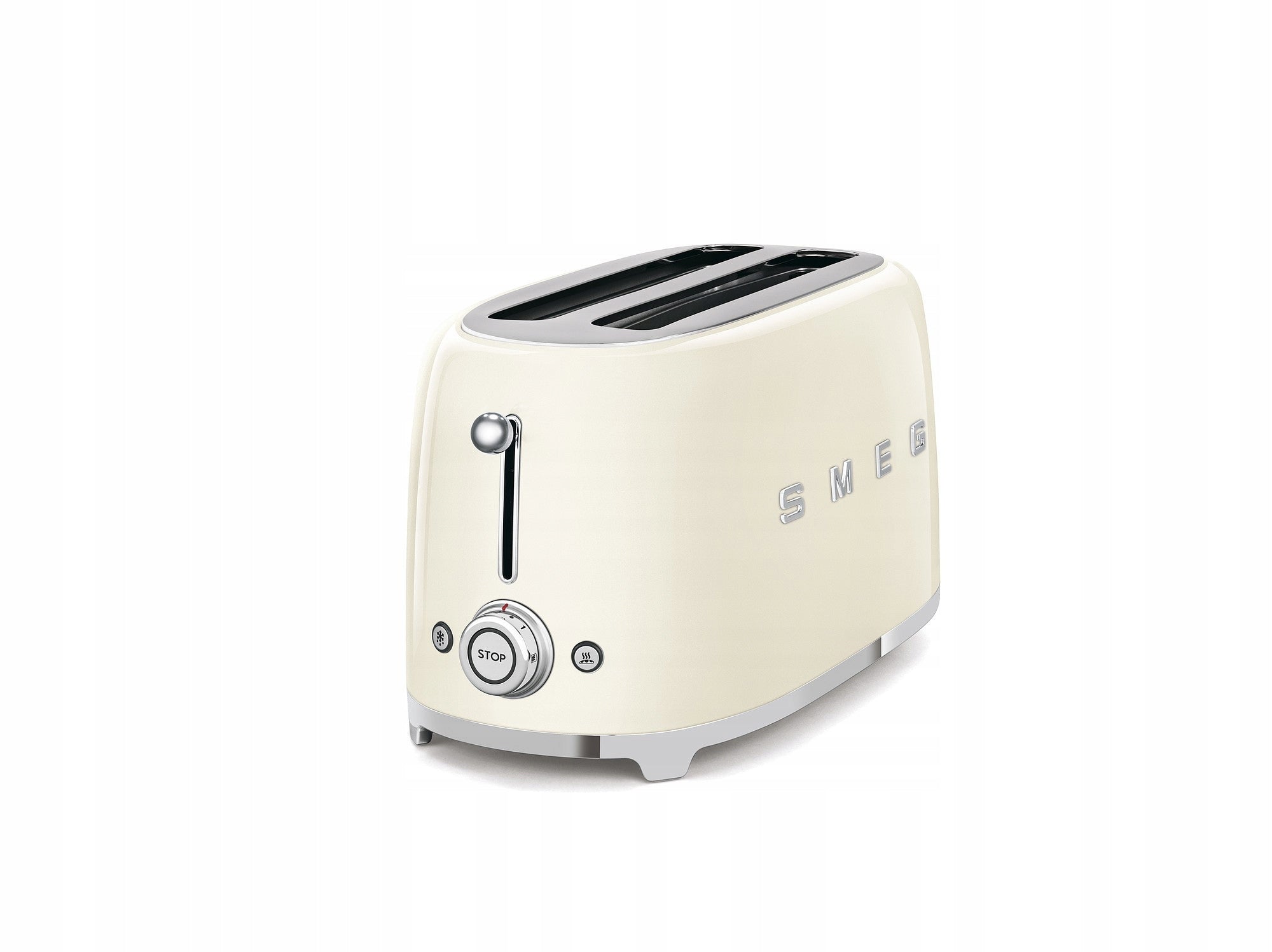 Toaster for 4 slices Smeg TSF02CREU beige / cream 50's Style AT HAND Packaging status original